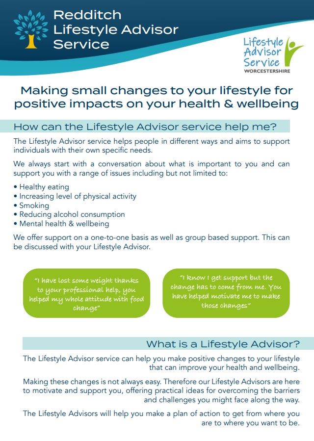 Lifestyle Advisor Service Poster